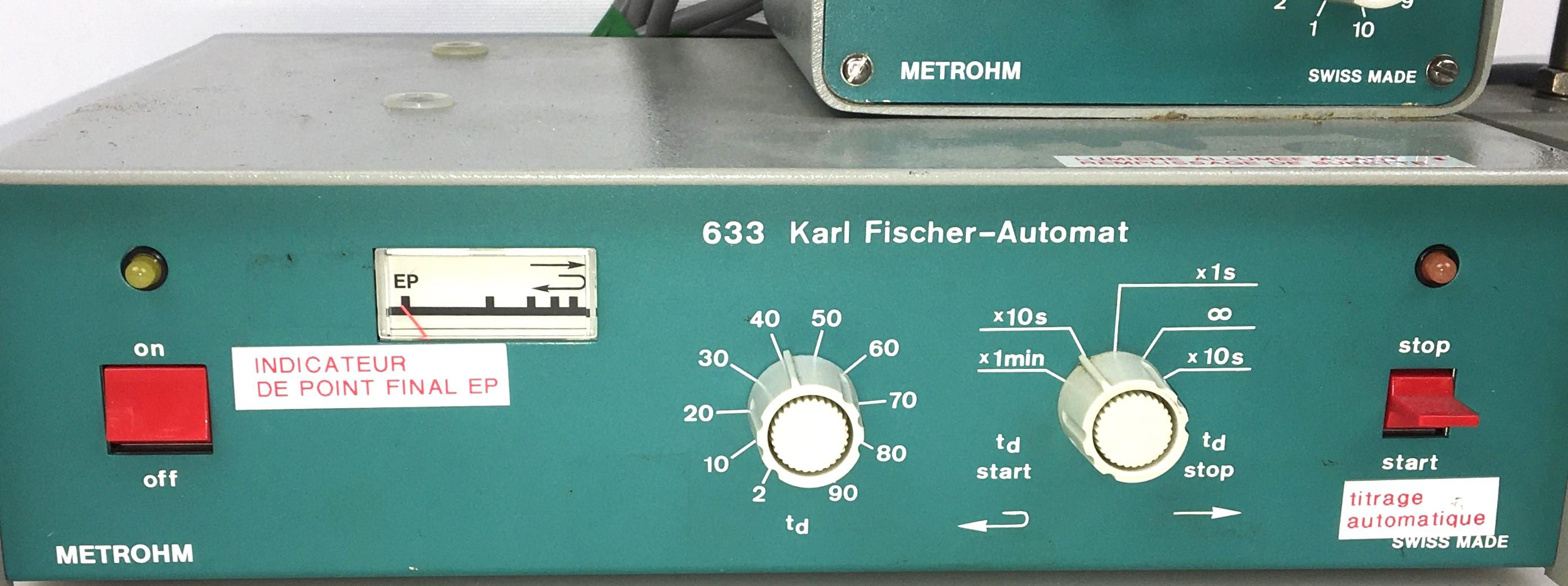 Metrohm 645 Multi-Dosimat with 633 Automat Controller for Precise Karl Fischer Titration