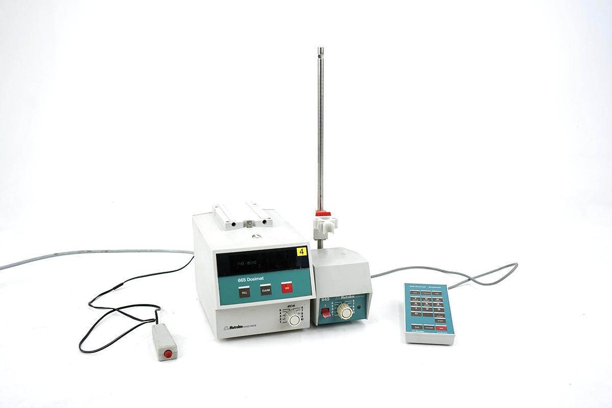 Metrohm Dosimat 665 Laboratory Dosing Unit with Keyboard