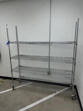 ULINE 6' Portable Wire Shelving Unit for Laboratory and Industrial Storage-cover