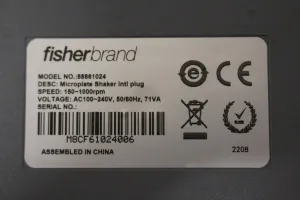 Fisherbrand Microplate Shaker with Precise Orbital Motion and Adjustable Speed Control, 3 of 3