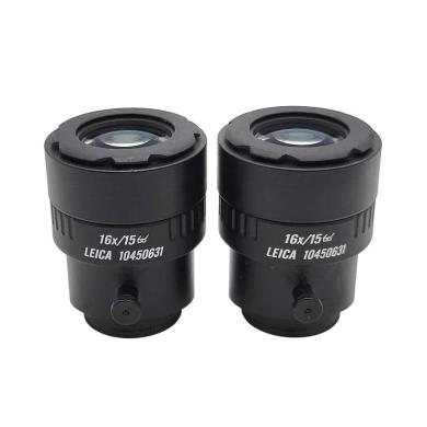 Leica 16x/15 Stereo Microscope Eyepiece Pair for M and MZ Series-cover