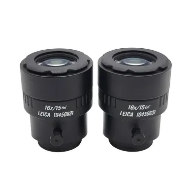 Leica 16x/15 Stereo Microscope Eyepiece Pair for M and MZ Series