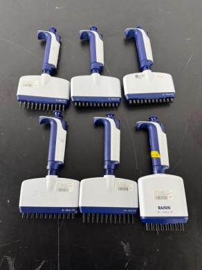 Rainin Pipet-Lite XLS Multichannel Pipettes Set of 6 for Precise Liquid Handling-cover