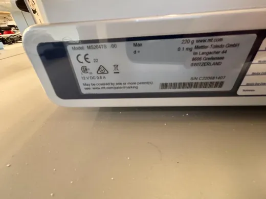 Mettler Toledo MS204TS Analytical Balanced