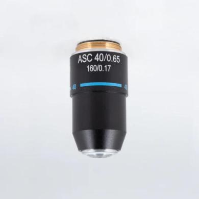 MOTIC Achromatic Super Contrast Microscope Objective ASC 40X/0.65/S with 0.45mm Working Distance-cover
