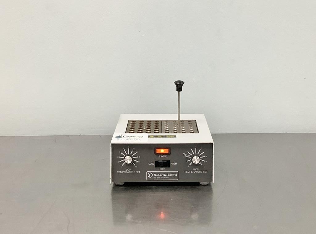 Fisher Scientific Dry Bath Incubator 11-718-2 with Dual Aluminum Thermal Blocks