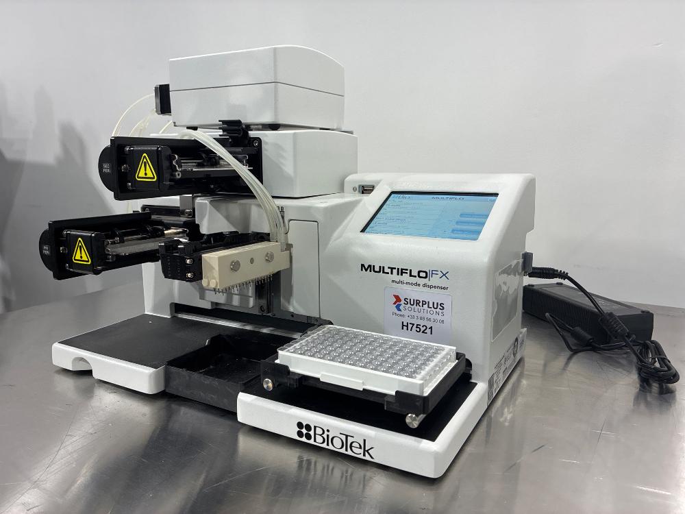 BioTek Multiflo FX MFXP1 Multi-Mode Dispenser with Dual Dispensing Modules and Touchscreen Control