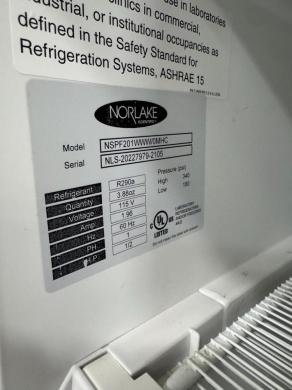 Norlake Scientific NSPF201WWW/OMHC Upright -20°C Ultra-Low Temperature Laboratory Freezer-cover