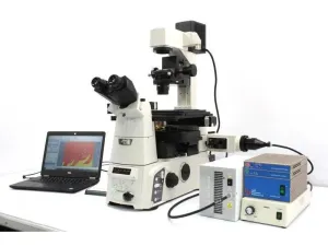 Nikon Eclipse Ti-E PFS Motorized Inverted LED Fluorescence Phase Contrast Microscope with Motorized XY Stage, 4 of 19