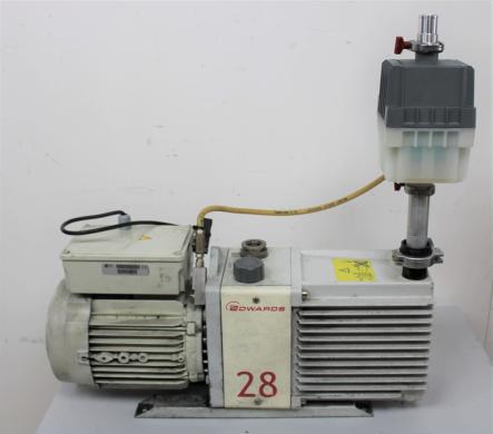 Edwards E2M28 Two-Stage Oil-Sealed Rotary Vane Vacuum Pump for Laboratory Use-cover