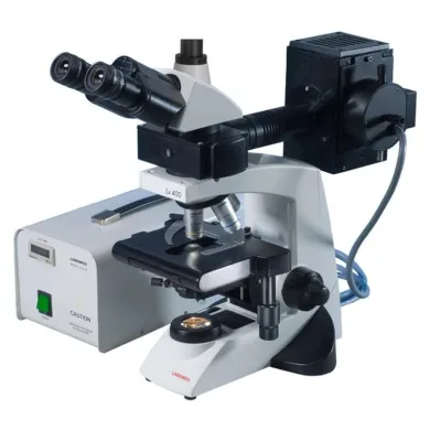 Labomed Lx400 Trinocular LED Fluorescence Microscope with Infinity Corrected Optics