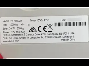 Ohaus Navigator XL High-Capacity Balance NVL 10000/1, 6 of 6