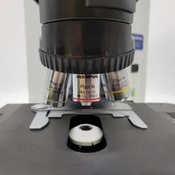 Olympus BX45 Microscope with Tilting Telescoping Binocular Head and Plan Objectives, 5 of 6
