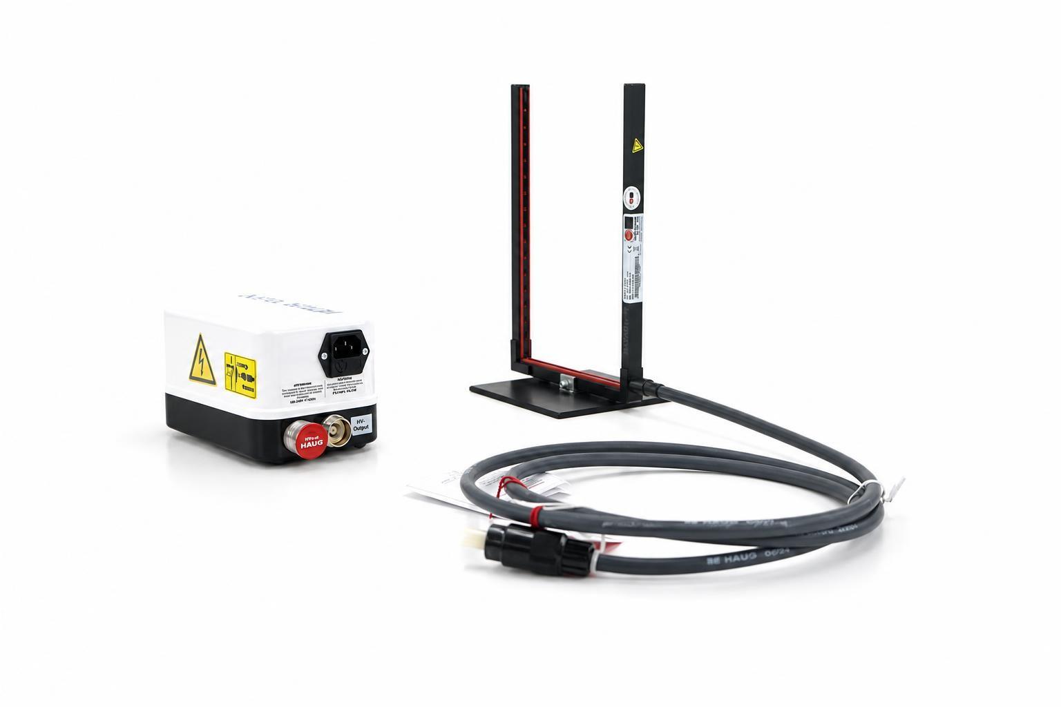 Haug EN SL MT High-Voltage Generator with PRX U Frame Set and Ionizing Bar