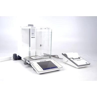 Mettler XPE204 Analytical Balance Analysenwaage 220g x 0.1mg + P52RE Printer-cover