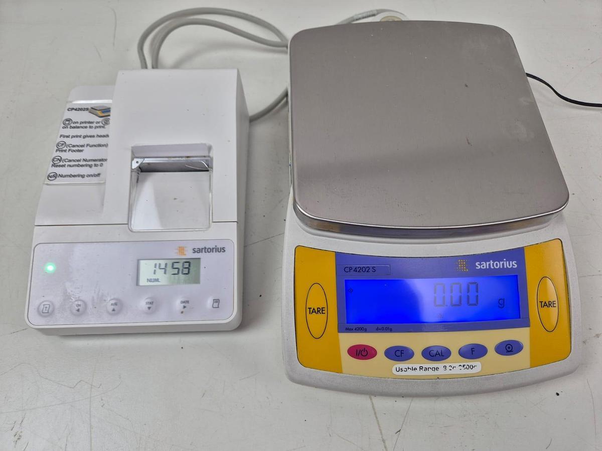 Sartorius Tare CP4202S Top Loading Balance with YDP20-OCE Printer