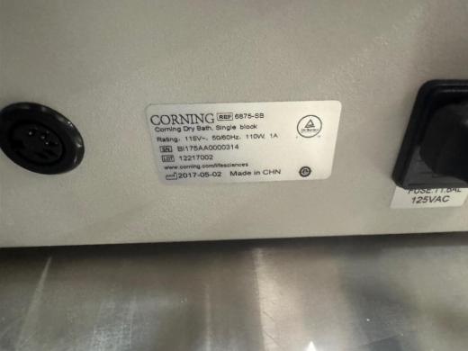 Corning LSE Digital Dry Bath Model 6875-SB with Single Block Temperature Control-cover