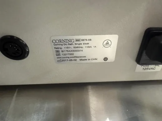 Corning LSE Digital Dry Bath Model 6875-SB with Single Block Temperature Control