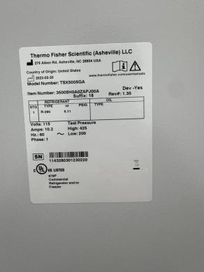 Thermo Scientific TSX Series Double Door Laboratory Refrigerator-cover