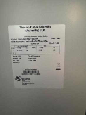 Thermo Revco ULT5030A Double Door Ultra-Low Temperature Freezer (-30°C)-cover