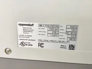 Eppendorf 5425R Refrigerated Microcentrifuge for Temperature-Sensitive Sample Processing, 13 of 13