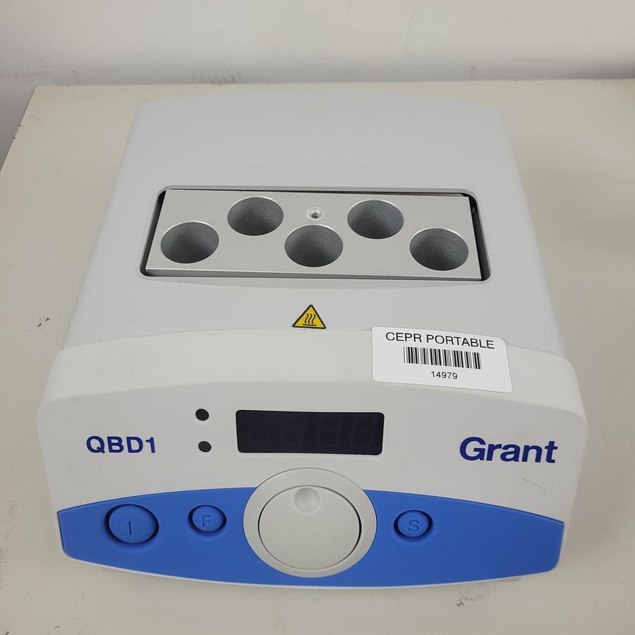 Grant QBD1 Digital Dry Block Heater with Precise Temperature Control and Single Interchangeable Block