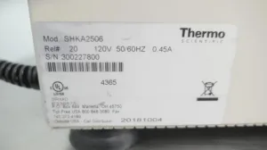 Thermo Fisher Scientific MaxQ 2000 Orbital Reciprocating Shaker SHKA2506, 10 of 10