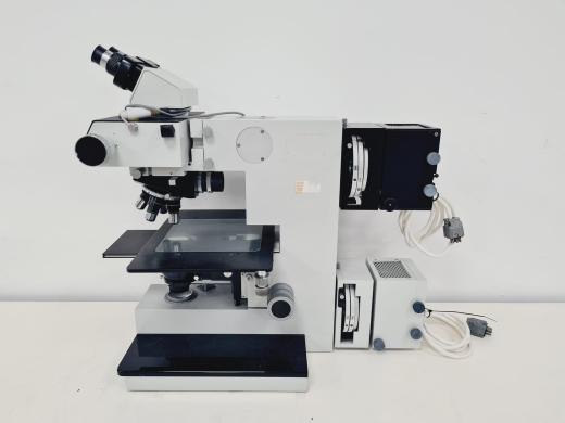 Vickers M41 Photoplan Fluorescence Microscope w/ 4 x Objective Epiplan, Plan Lab-cover