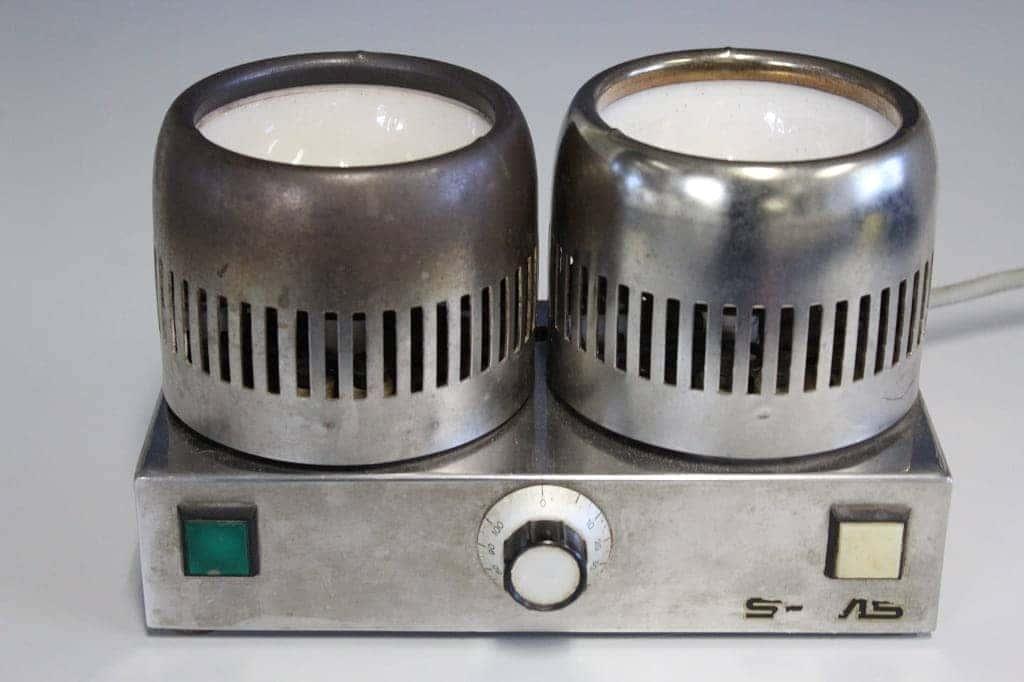Double Ceramic Heating Mantle for Round Bottom Flasks