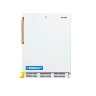 Accucold FF7LWBITBCSTOADA 24" Wide ADA Compliant Built-In Medical Refrigerator with Antimicrobial Copper Handle