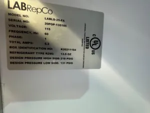 LabRepCo LABLD-25-FA Upright Laboratory Refrigerator with Digital Temperature Display, 2 of 2