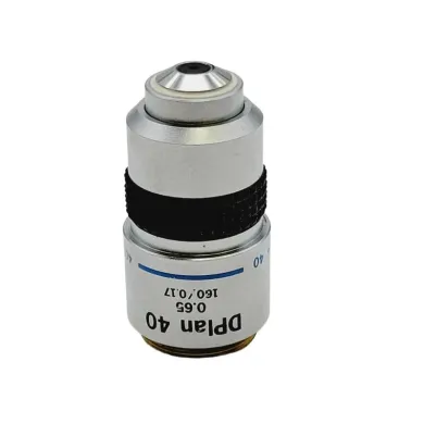 Olympus DPlan 40x Microscope Objective, 160/0.17, 0.65 NA