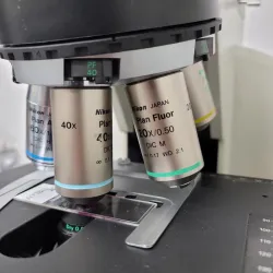 Nikon E600 Microscope with DIC and Fluorescence capabilities, 2 of 10