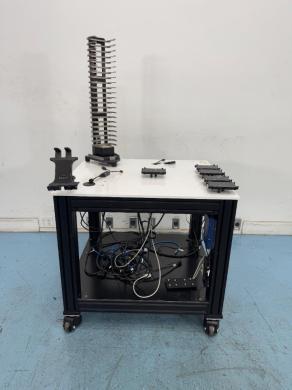 Lab Automation Table with Aluminum Frame and Vertical Rack for Equipment Mounting-cover