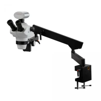 Unitron Z850 Zoom Stereo Microscope with Articulating Arm (Flex-Arm) Stand