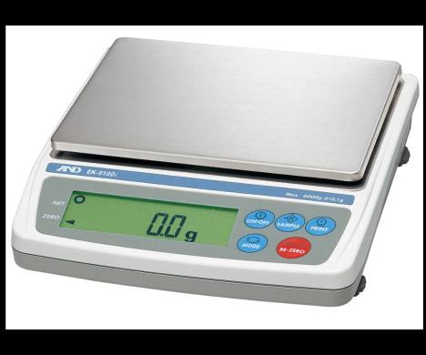 A&D EK-6100i Precision 1-Place Balance with 6000g Capacity and 0.1g Readability-cover