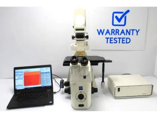 Zeiss Axiovert 200m Inverted Motorized Fluorescence Microscope with New Filters