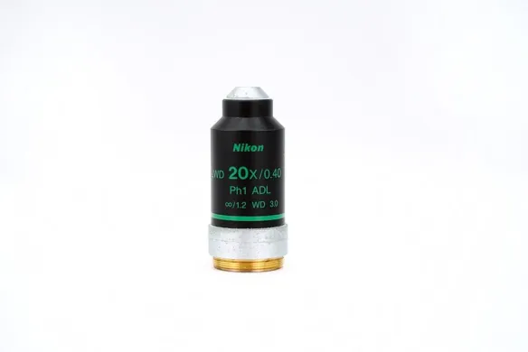 Nikon LWD 20x/0.40 Ph1 Phase Contrast Microscope Objective