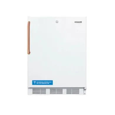 Accucold FF7LWBITBCADA 24" Built-In ADA-Compliant Medical Refrigerator with Pure Copper Handle