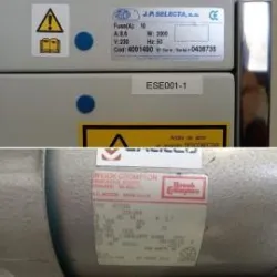 Selecta Vacioterm-TV Refurbished Vacuum Oven, 200 °C, 1200 W, 10 of 10