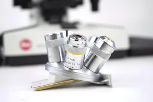 Leitz Diaplan Trinocular Polarizing Microscope 1.6x 10x 25x 40x 100x, 7 of 11