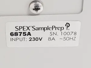 SPEX SamplePrep 6875 Dual-Chamber Cryogenic Grinder for Tissue Sample Preparation, 3 of 12