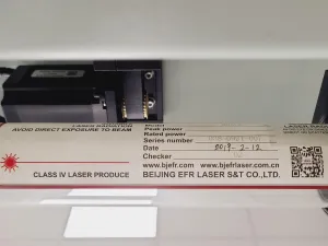 BEIJING EFR LASER S&T CO.,LTD 800CL 40W CO2 Laserjet Cutter, 17 of 17