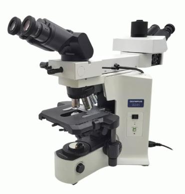 Olympus BX41 Research Microscope with Front to Back Pointer Bridge for Pathology-cover
