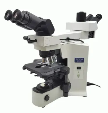 Olympus BX41 Research Microscope with Front to Back Pointer Bridge for Pathology