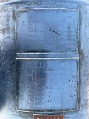 100 Gallon 316L Stainless Steel Alloy Fabrication Tank Model 15# by American Alloy Fabricators-cover