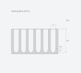 IKA DB 4.2 Round Bottom Tubes Dry Block (10 mm), 2 of 2