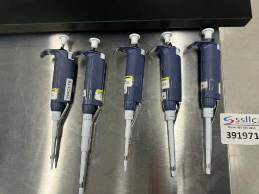 Rainin Pipet-Lite Single Channel Micropipettes Set of 5 for Precise Liquid Handling-cover