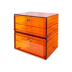 AMBER Acrylic Desiccator Cabinet for Moisture and Dust Protection, 5 of 5