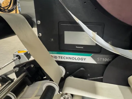 ID Technology ST1000 Automated Label Applicator with ProMach 32D Head